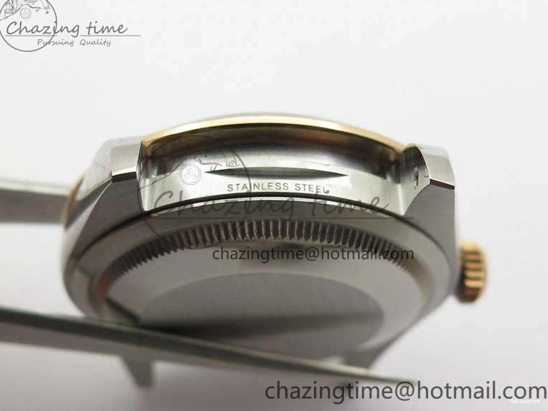 RG BP Best Dial Maker Edition 1:1 Gray Oyster on DateJust SS Roman Bracelet 126201 36 0224